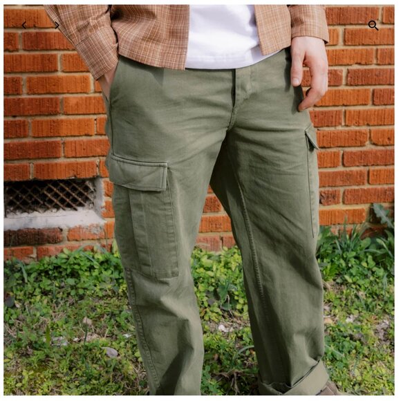 3sixteen Cargo Pant - Olive Twill - Picture 1 of 4